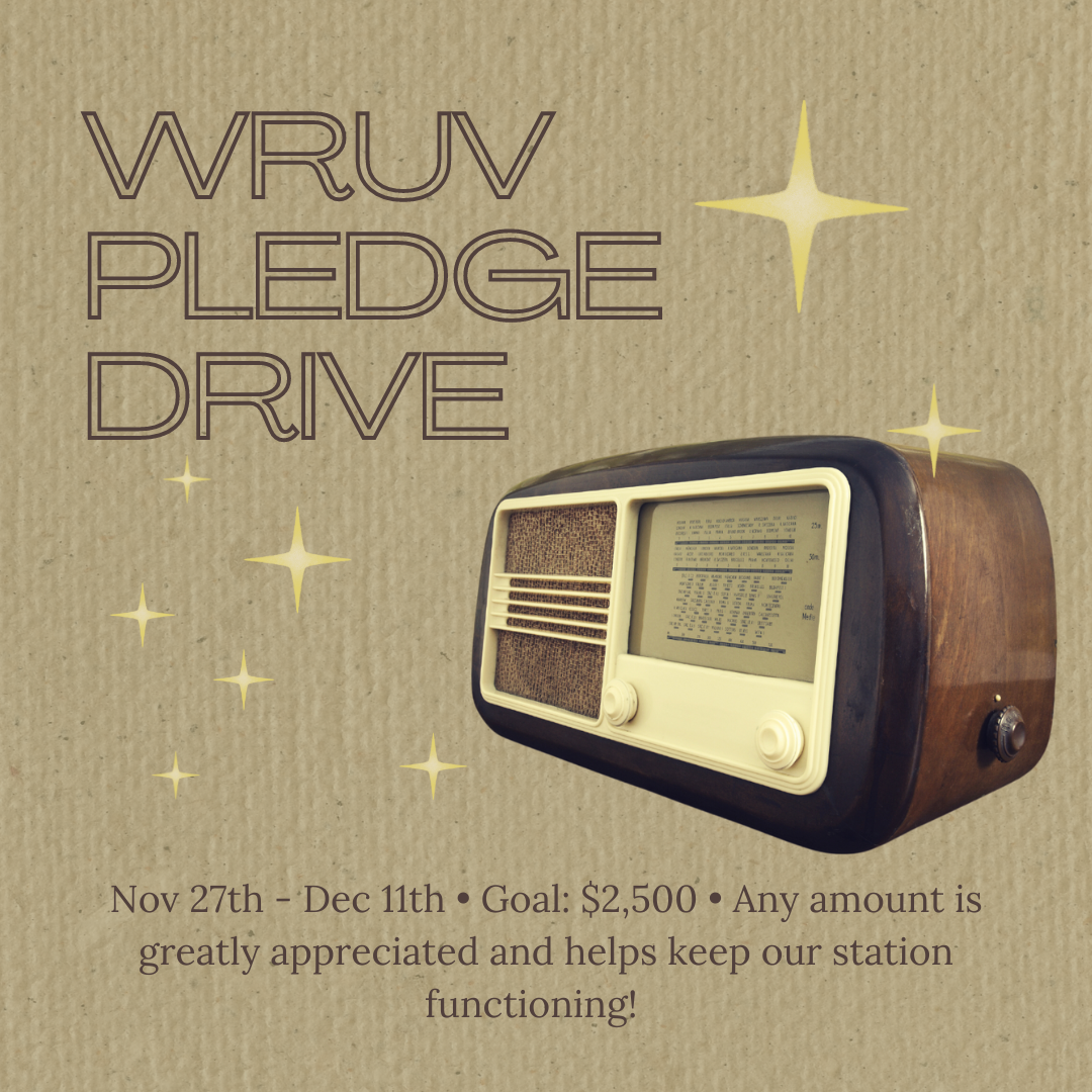 WRUV Winter 2023 Pledge Drive